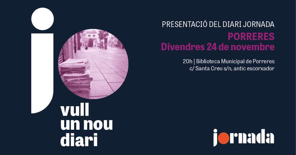 Presentació del diari JORNADA