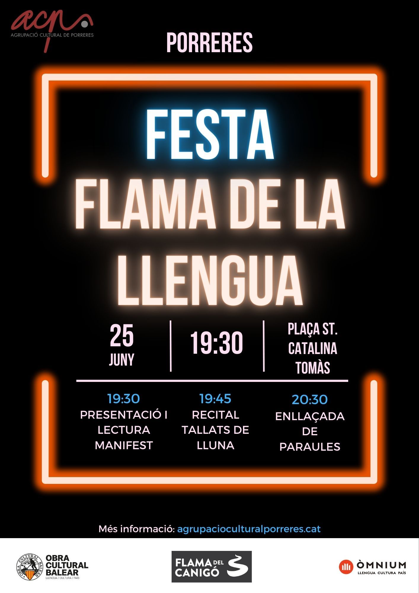 La festa de la flama de la llengua