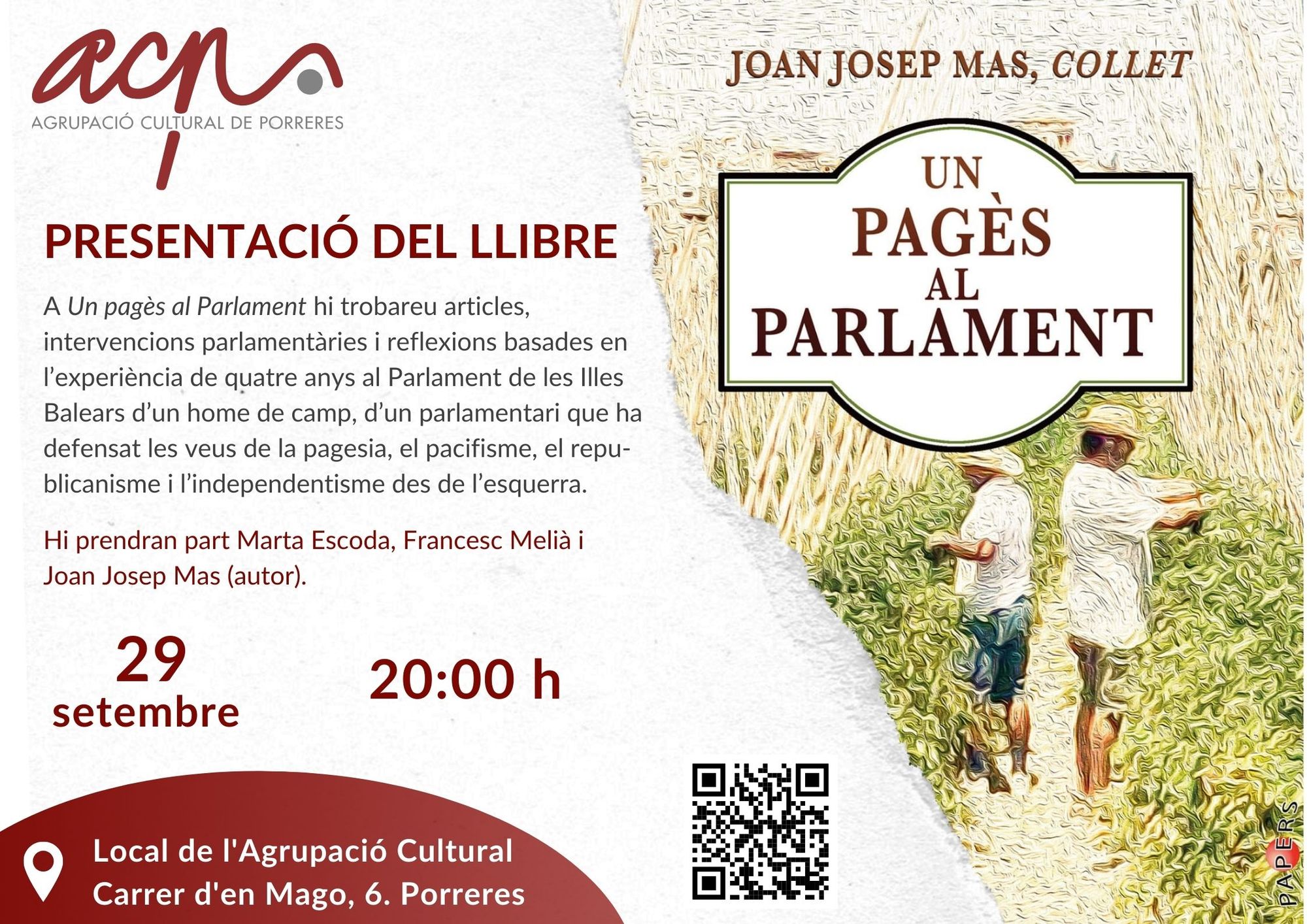 Un pagès al parlament