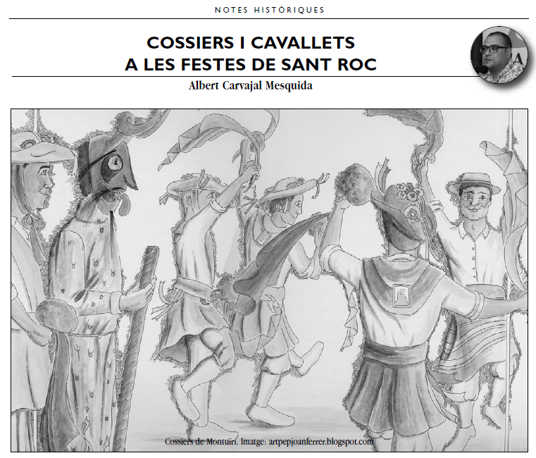 COSSIERS I CAVALLETS A LES FESTES DE SANT ROC DE 1859