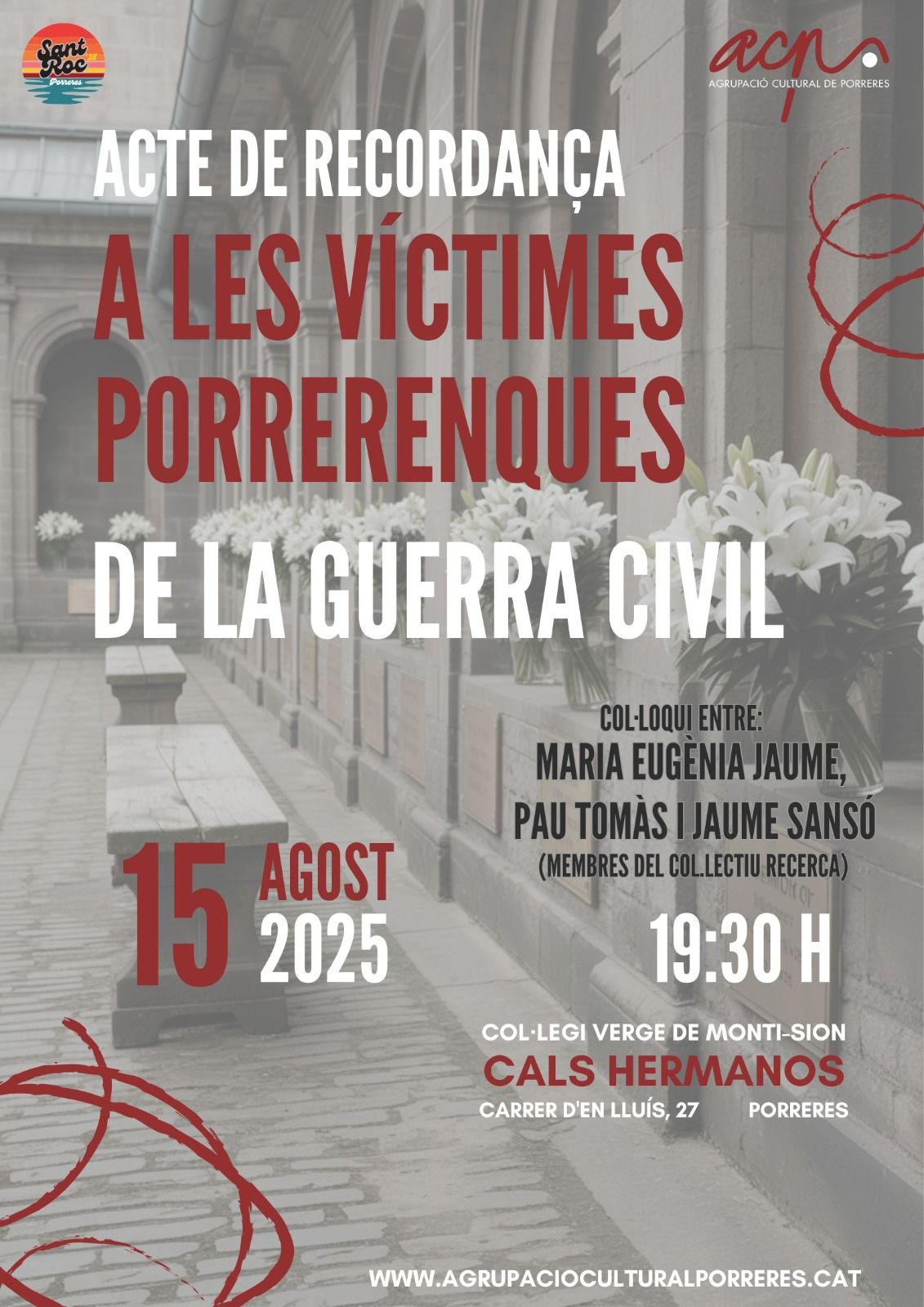 Homenatge a les víctimes porrerenques de la repressió
