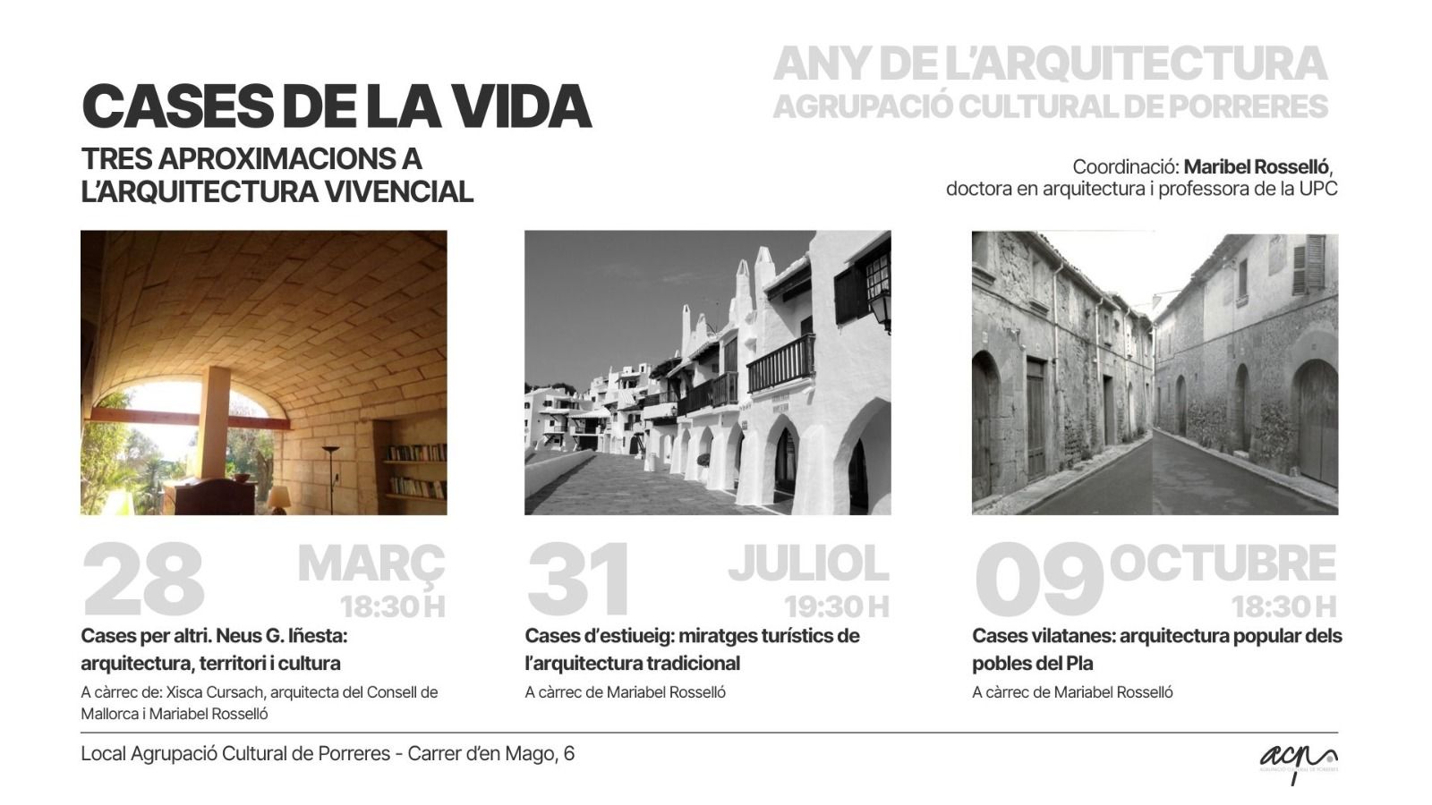 Cases de la vida. Tres aproximacions a l'arquitectura vivencial