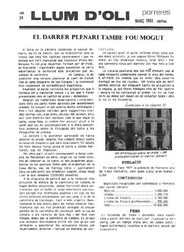 Llum d'Oli 34