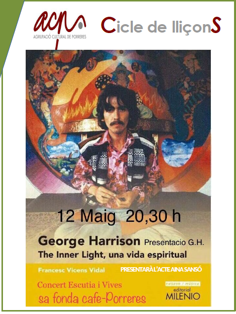 Presentació del llibre GEORGE HARRISON, THE INNER LIGHT, UNA VIDA ESPIRITUAL