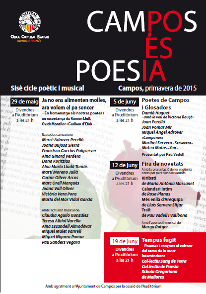 ACTIVITAT EXTERNA: CAMPOS ÉS POESIA