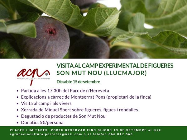 VISITA AL CAMP EXPERIMENTAL DE FIGUERES DE SON MUT NOU