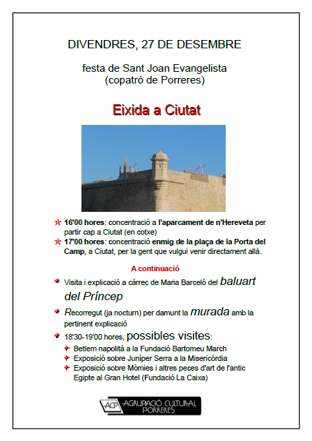 Eixida a Ciutat