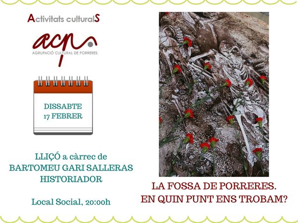 LA FOSSA DE PORRERES, EN QUIN PUNT ENS TROBAM?