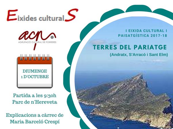 I eixida cultural i paisatgística a les terres del Pariatge