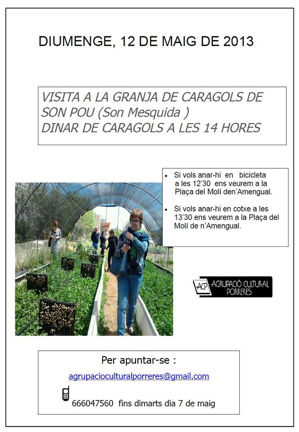 Caragolada a Son Mesquida