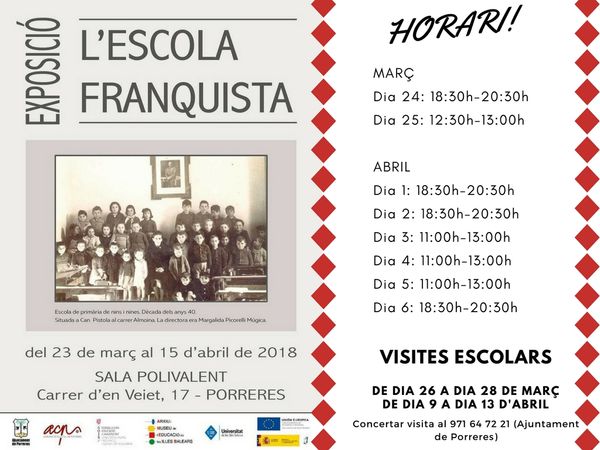 EXPOSICIÓ: L'ESCOLA FRANQUISTA