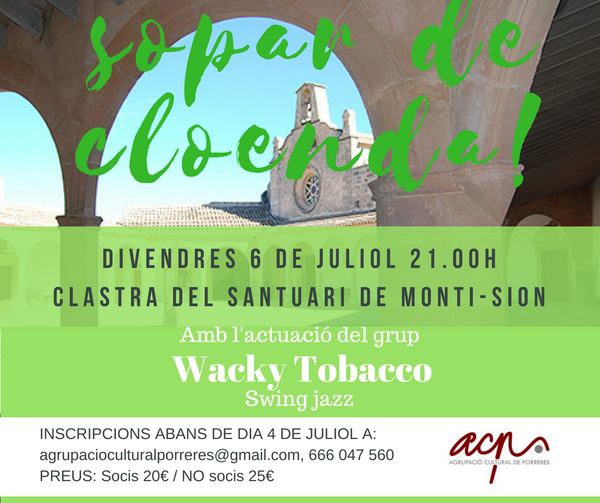 Sopar de cloenda cicle de lliçons 2017-18