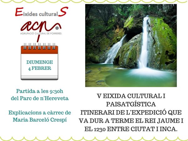 Itinerari de l’expedició que va dur a terme el rei Jaume I el 1230 entre Ciutat i Inca