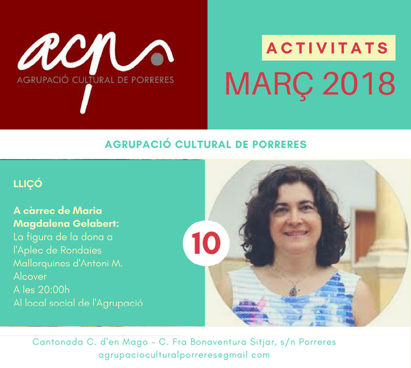 LA FIGURA DE LA DONA A L'APLEC DE RONDAIES MALLORQUINES D'ANTONI MARIA ALCOVER