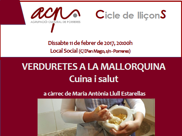 VERDURETES A LA MALLORQUINA. CUINA I SALUT