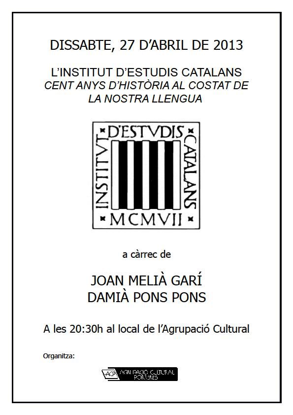 Xerrada per la llengua