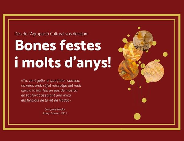 Bones festes i molts d'anys!