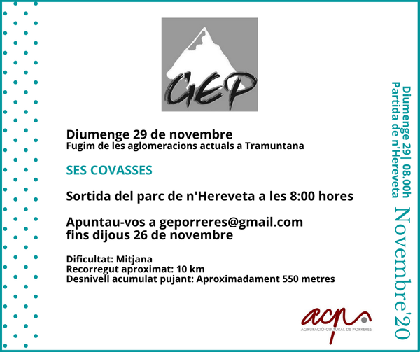 Sortida a Ses Covasses