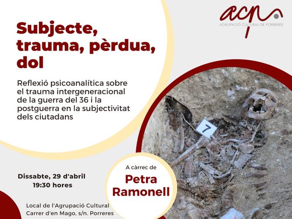 Lliçó "Subjecte, trauma, pèrdua, dol"