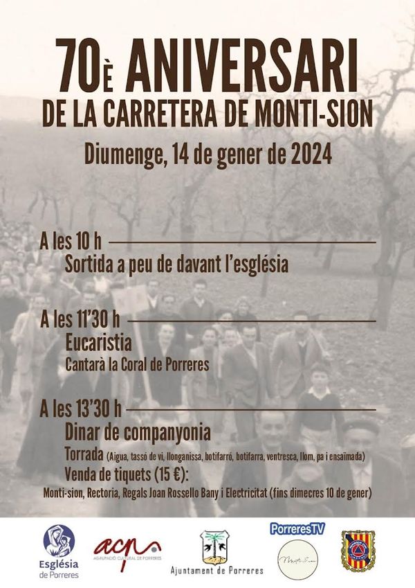70è aniversari carretera de Monti-sion