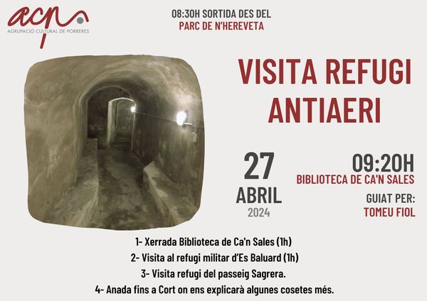 Visita als refugis antiaeris