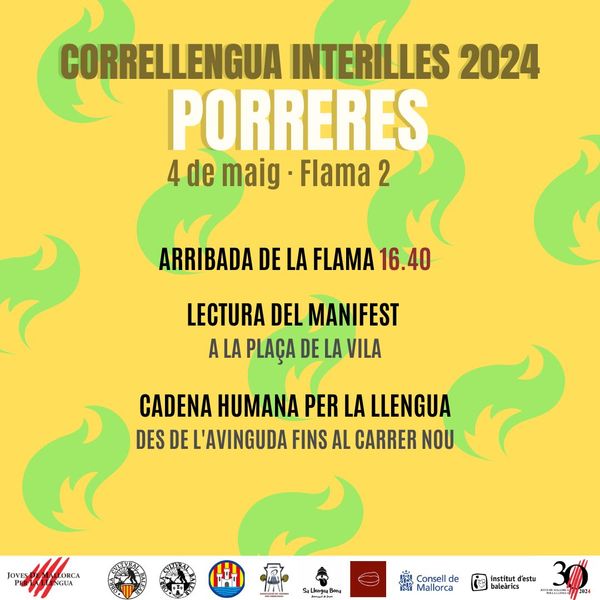 El Correllengua passarà de nou per Porreres!!