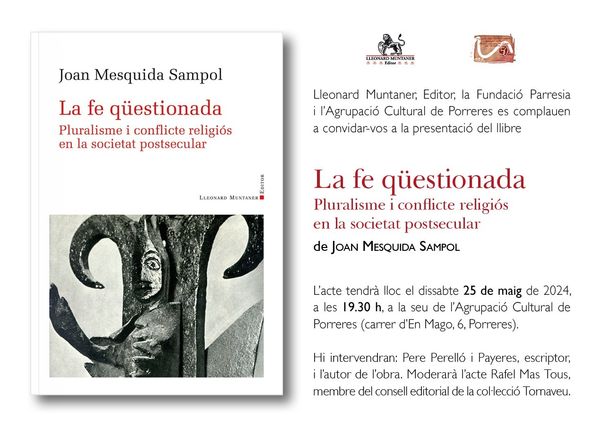 La fe qüestionada: pluralisme i conflicte religiós en la societat postsecular