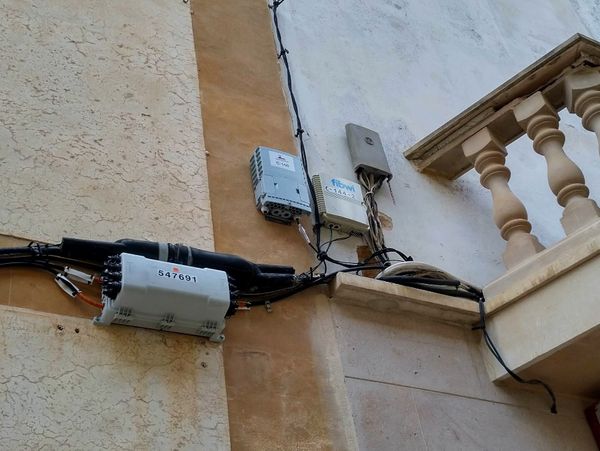 La imatge de la fibra òptica a Porreres