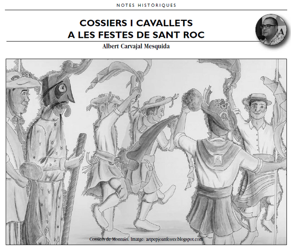 COSSIERS I CAVALLETS A LES FESTES DE SANT ROC DE 1859