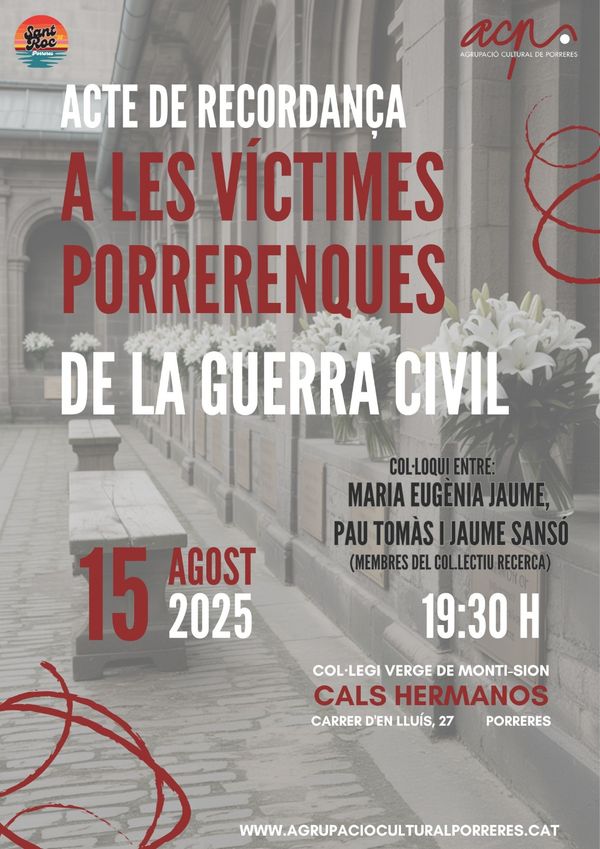 Homenatge a les víctimes porrerenques de la repressió
