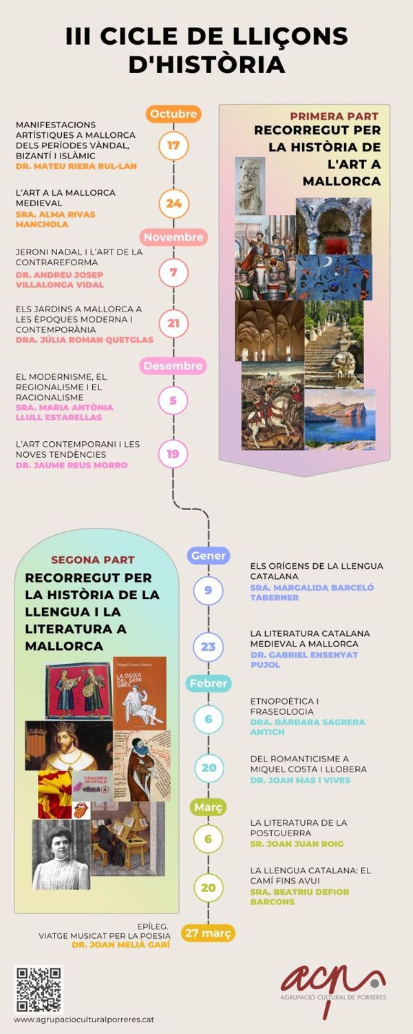 III cicle de lliçons d'història i literatura